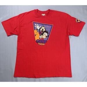 Vintage 1993 Disney Goofy Goof Troop Promo Tee Hanes XL